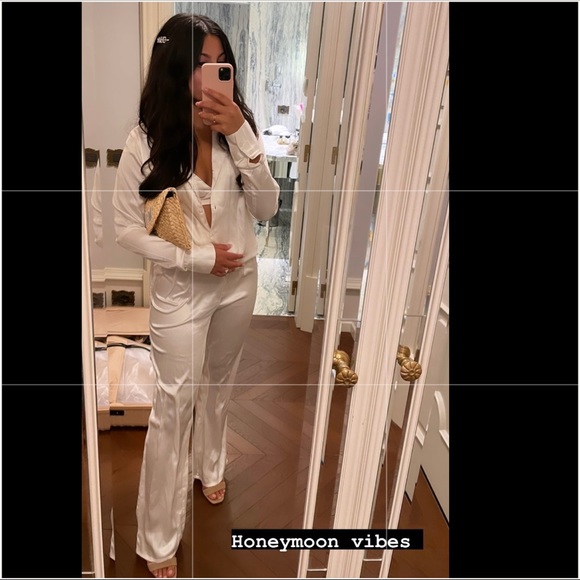 Bridal satin three piece set - Picture 1 of 1